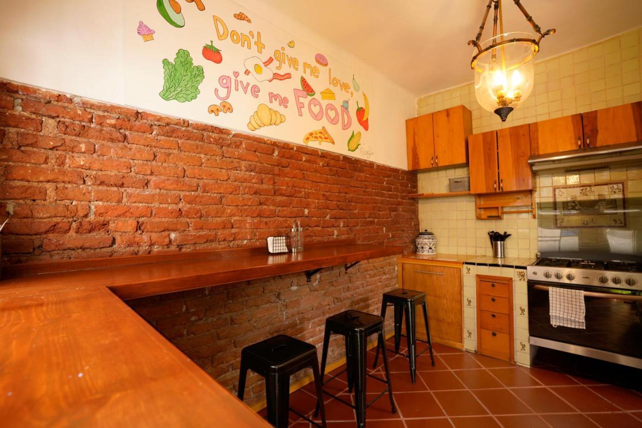 Hostal Fungi Casa Rosa Cidade do México Exterior foto